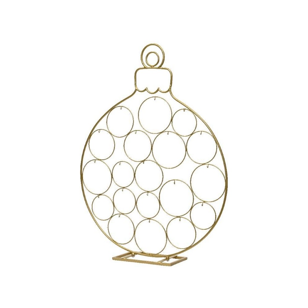 SFERA METALLO ORO H.86CM. PORTASFERE